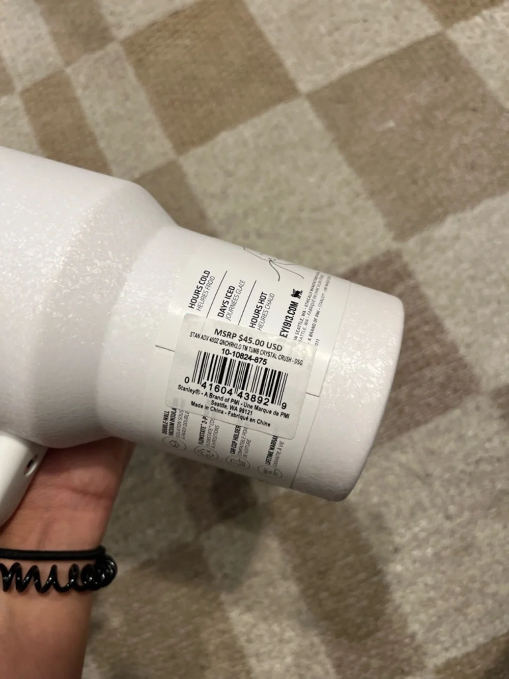 Stanley 40 oz Quencher H2.0 FlowState Tumbler - Crystal Crush - Picture 4 of 4